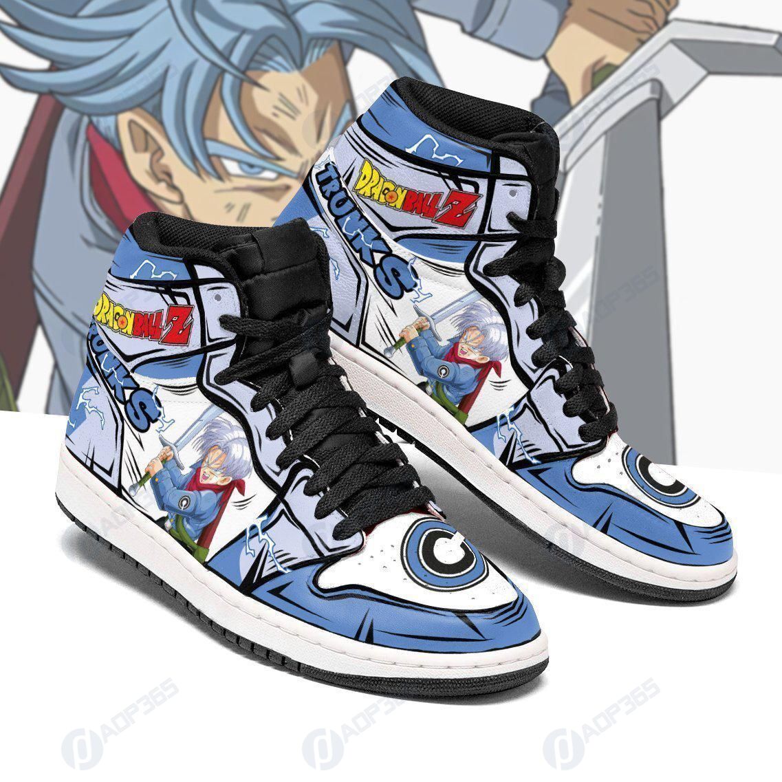Trunks Shoes Boots Dragon Ball Z Anime Sneakers Fan Gift Mn04 Air Jordan 13 Shoes Hajd2403170