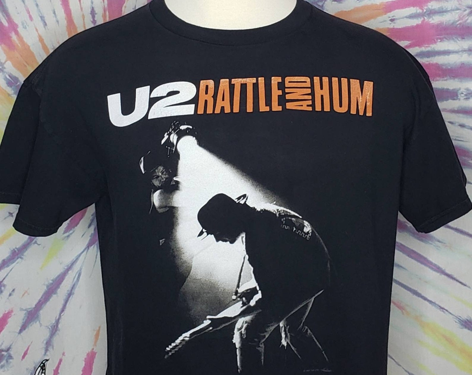 Vintage U2 Rattle And Hum Concert Tour T Shirt Tennessee River 1988