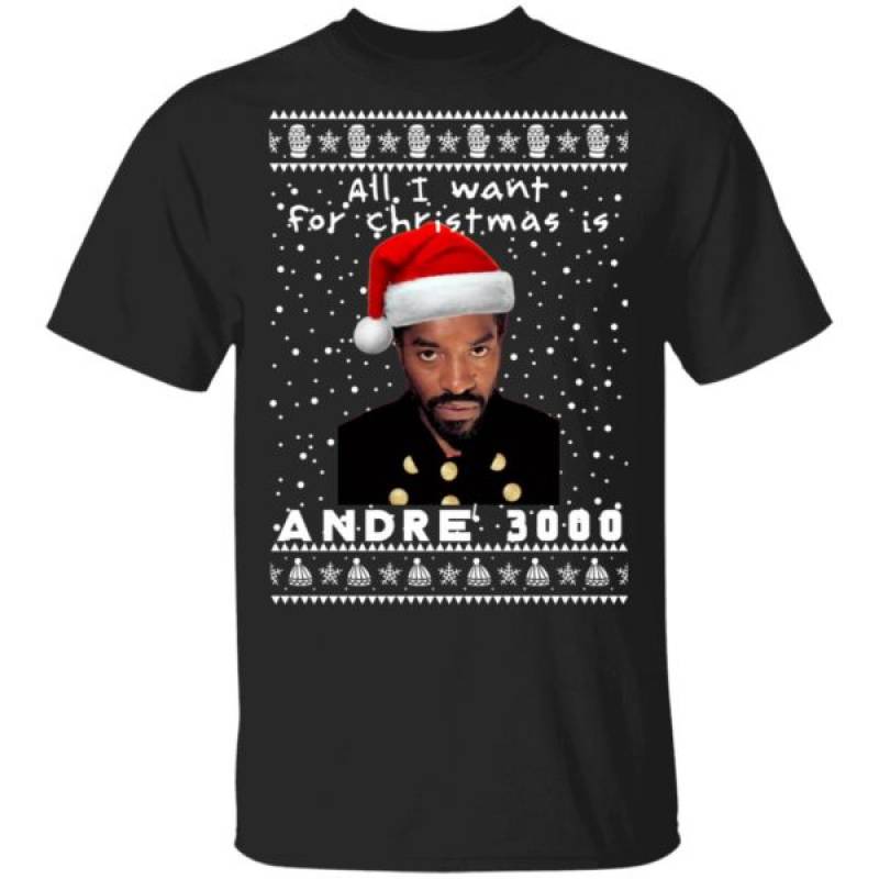 André 3000 Rapper Ugly Christmas Sweater Hoodie Ls