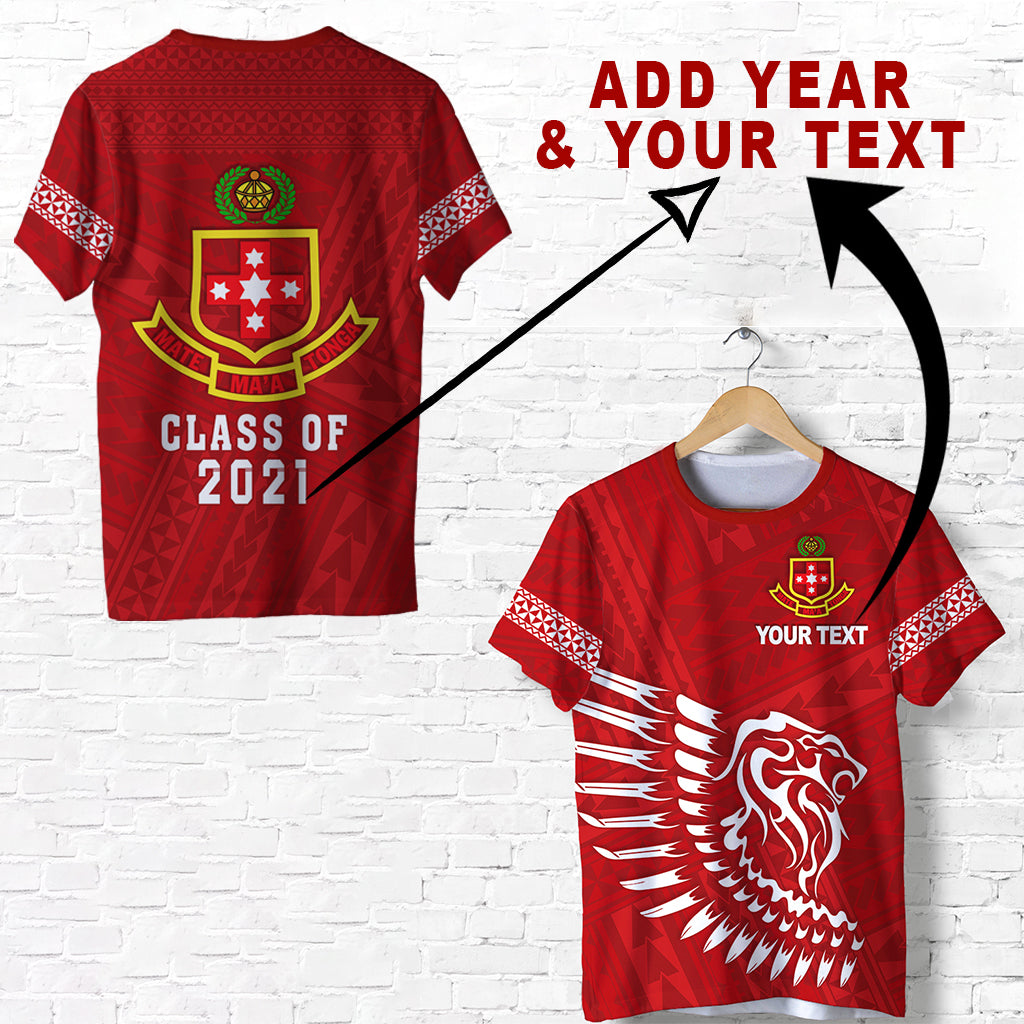 (Custom Personalised) Lion Kolisi Tonga T Shirt Atele – Year Class And Your Text Lt13