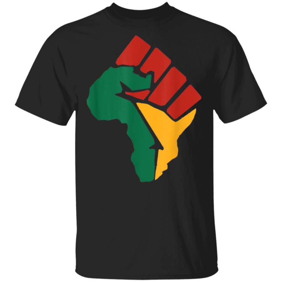 Black Lives Matter Africa Fist TShirt