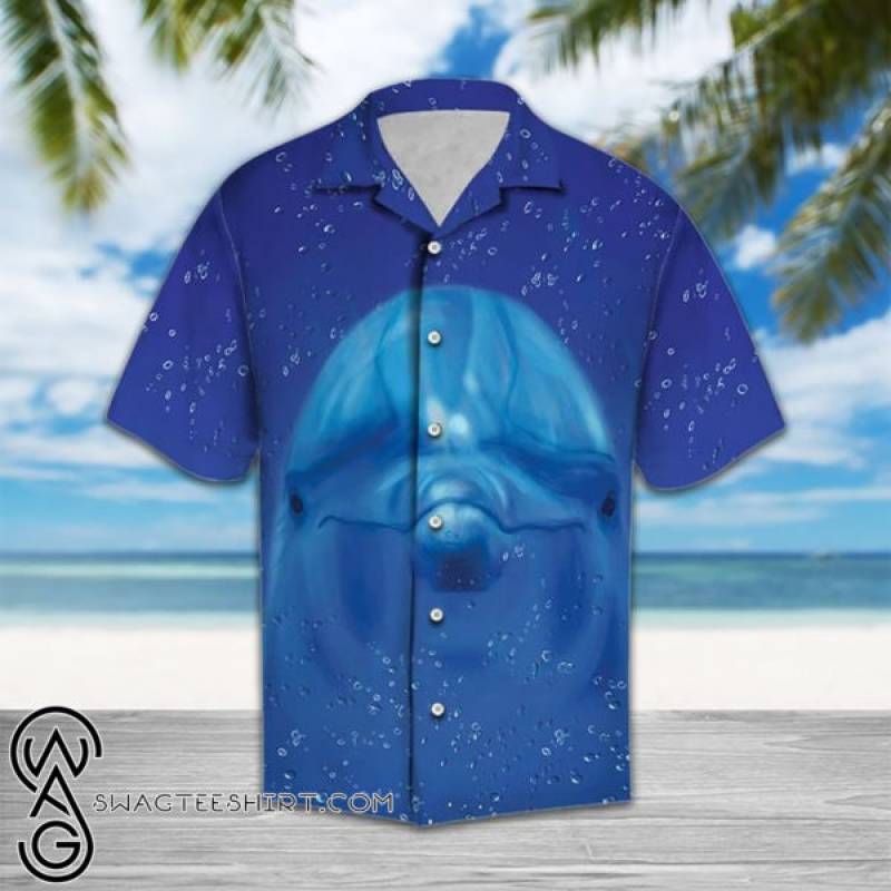 Dolphin face hawaiian shirt – Maria