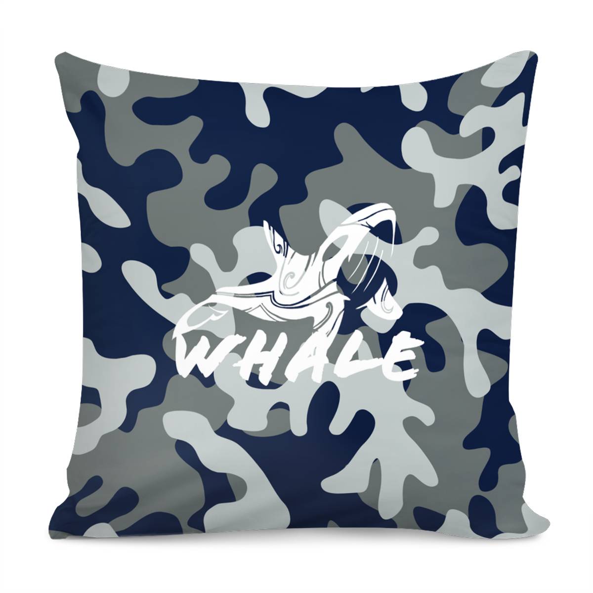 Whale Pillow Cover