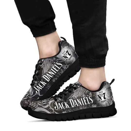 3D Printed Jack Daniels TDV Sneakers For Men & Women Ver 1