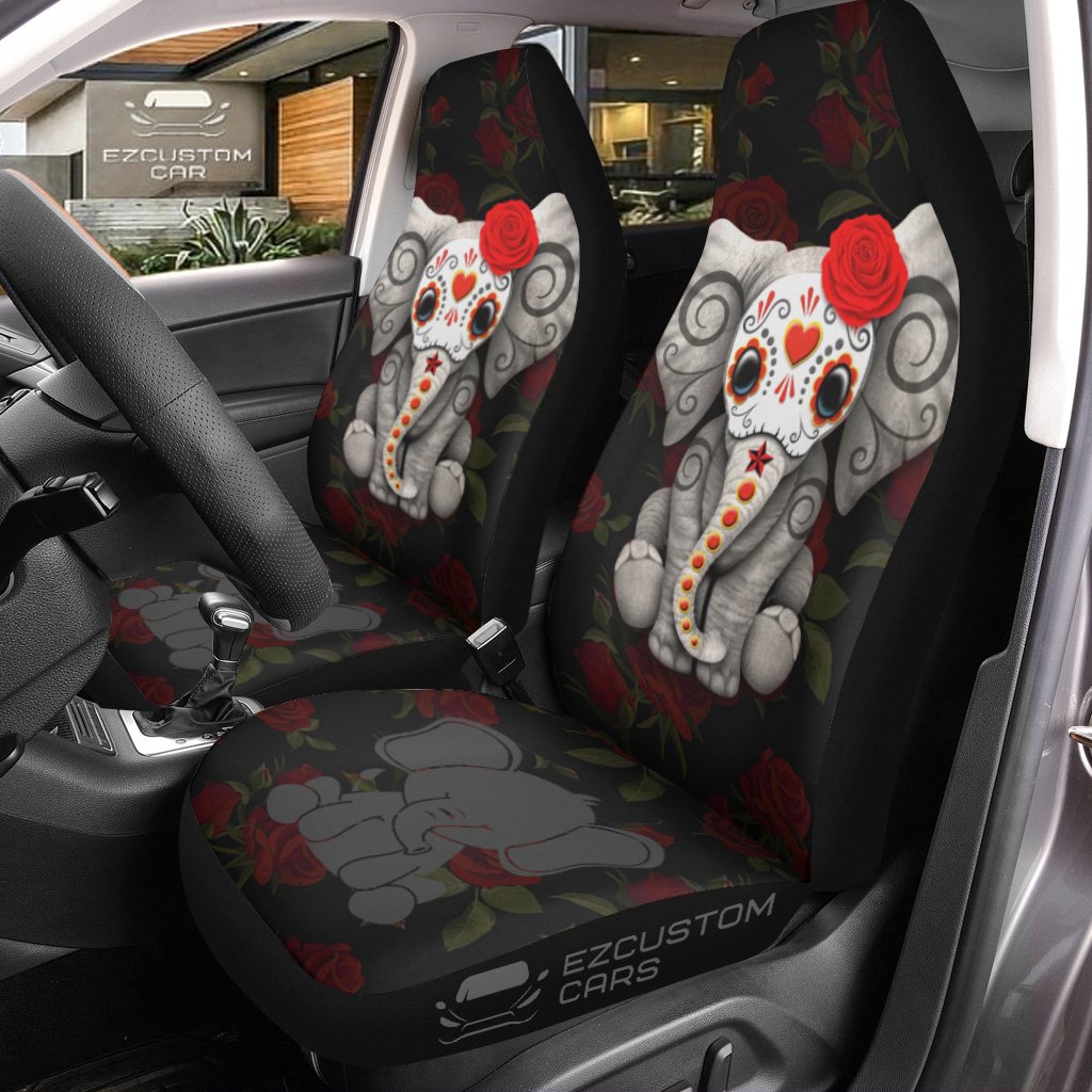 Super Cute Elephant Car Seat Covers Custom Elephant Car Accessories