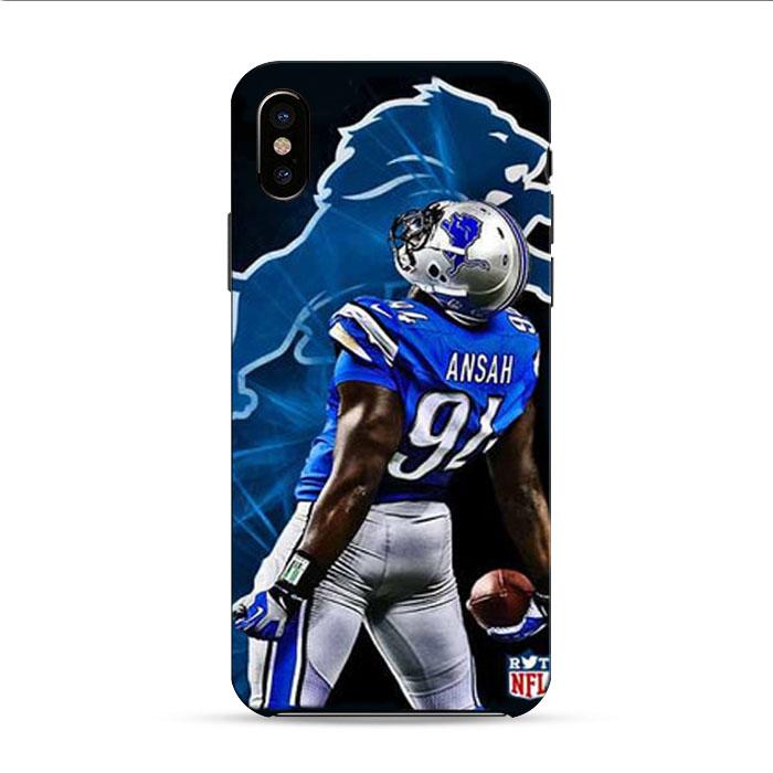 Ziggy Ansah Detroid Lion iPhone XS 3D Case