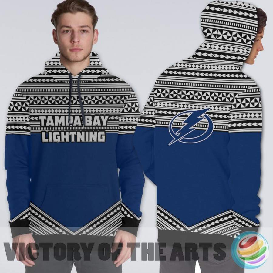 Simple Color Floral Tampa Bay Lightning Hoodie