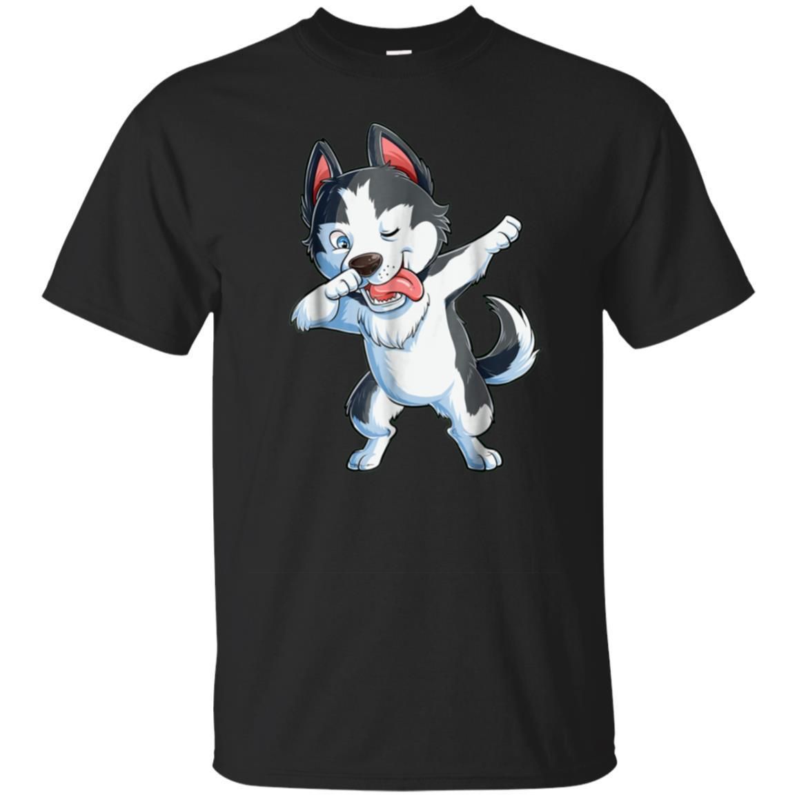 Discover Cool Dabbing Siberian Husky T Shirt Boys Dab Dance Puppy Lover