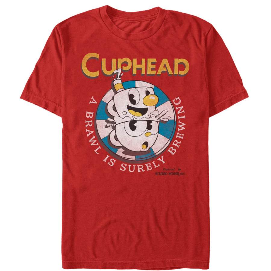 Cuphead Men’s Brawl is Brewing T-Shirt