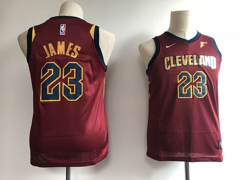 Cleveland Cavaliers Lebron James #23 NBA 2020 New Arrival Red Jersey