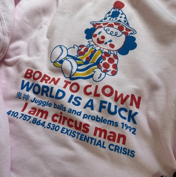 Born to Clown I am Circus Man Colorful Sweatshirt Outfit