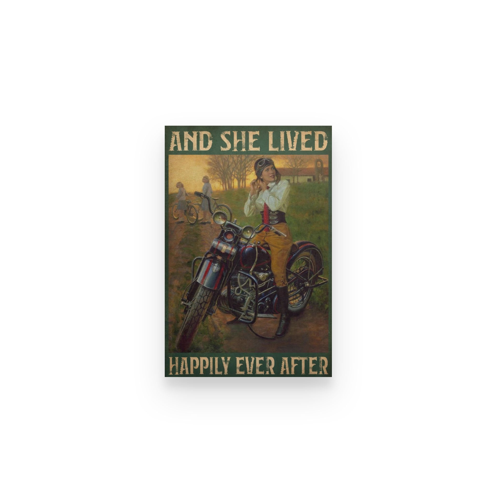 Biker And She Lived Happy Ever After – Poster