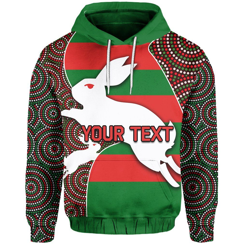 (Custom Personalised) Rabbitohs Hoodie TH4