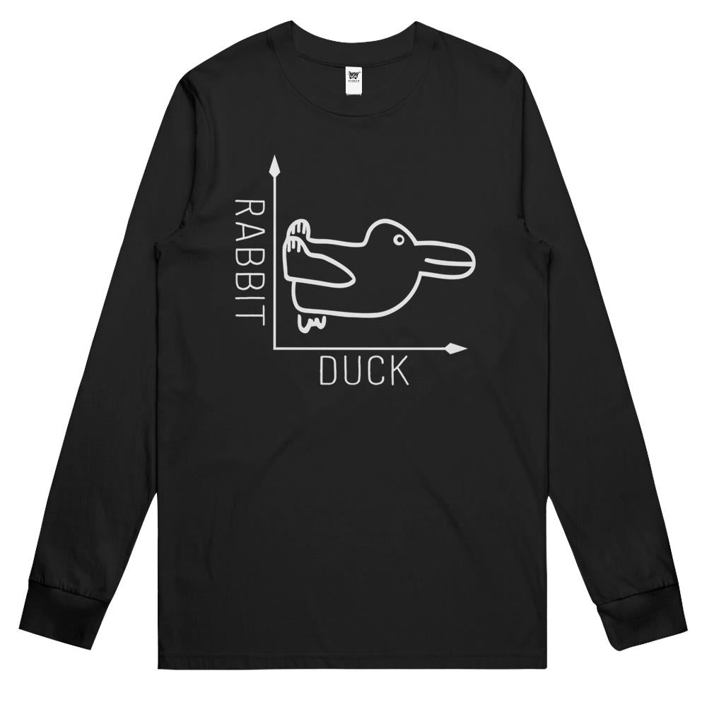 Wittgenstein Rabbit Duck Illusion Long Sleeve T Shirts