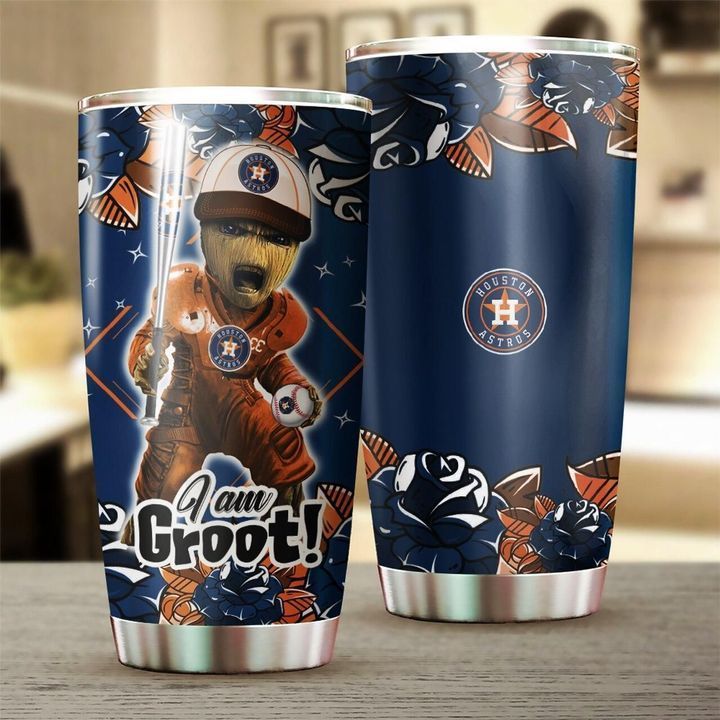 Houston Astros Baseball I am Groot Tumbler