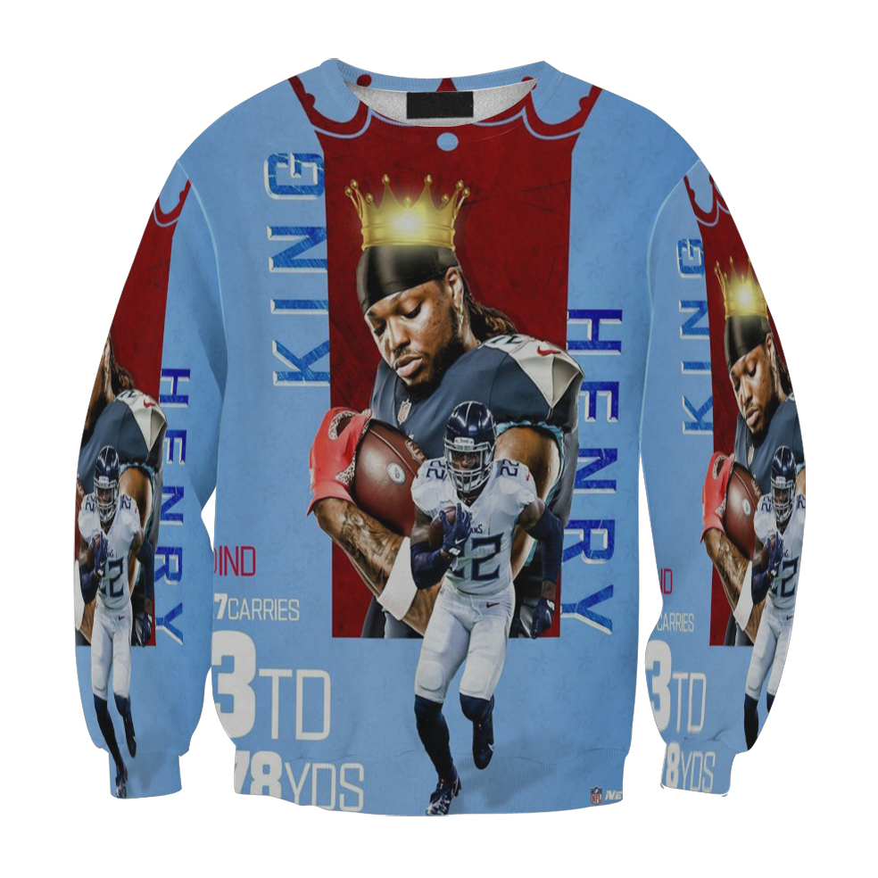 Tennessee Titans Derrick Henry4 Gift For Fan 3D Full Printing Sweatshirt