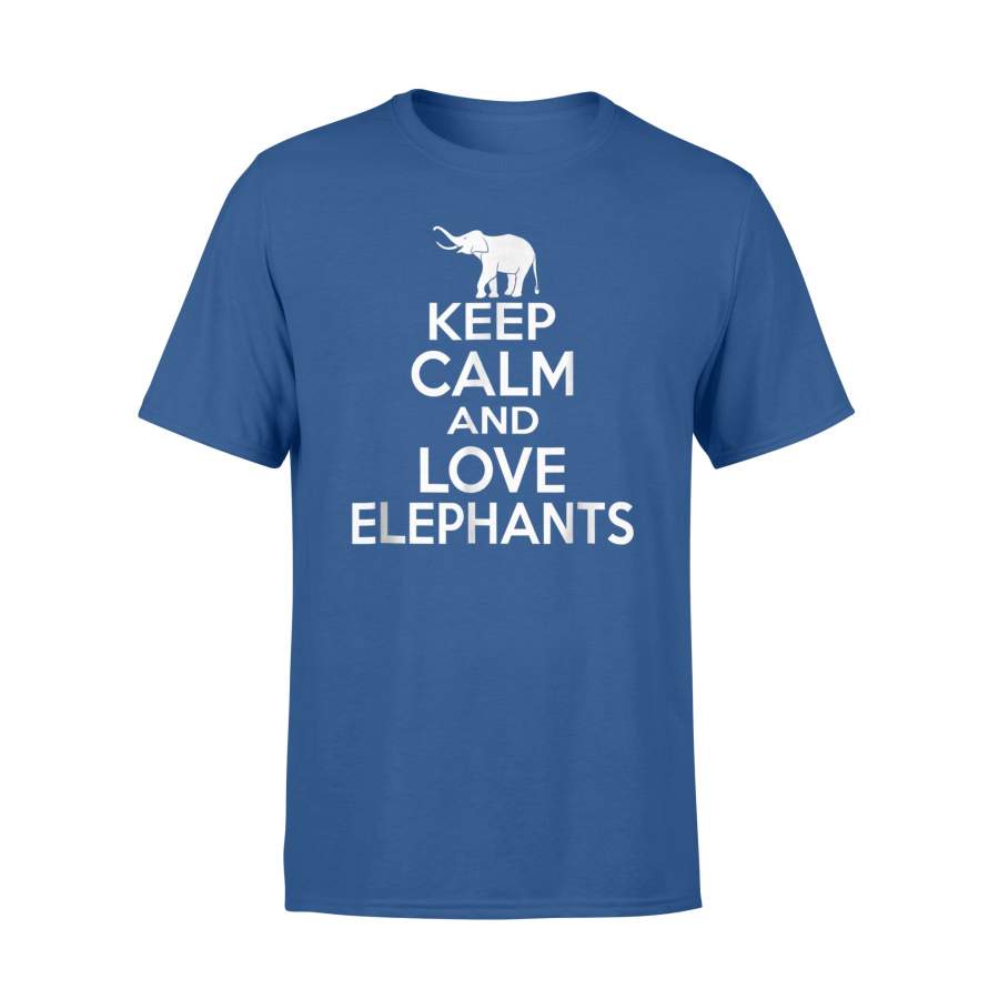 Keep Calm And Love Elephants T-Shirt