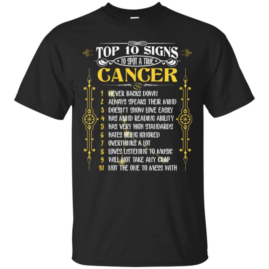 AGR Cancer Top 10 Signs To Spot A True T-Shirt