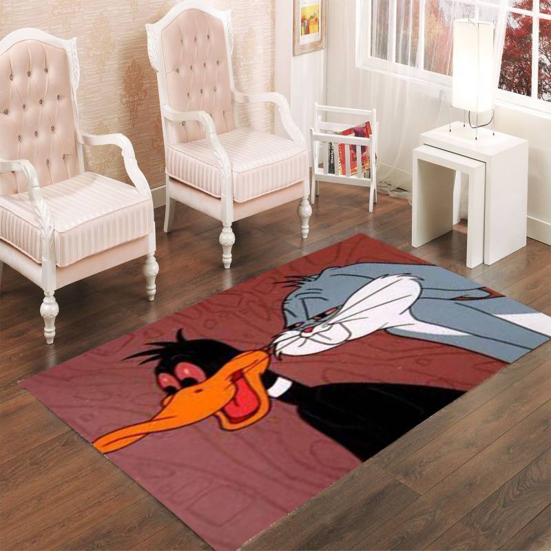 DUCK AND RABBIT LIVING ROOM CARPET RUGS