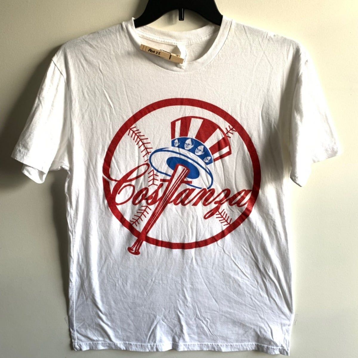 Rare Seinfeld Costanza Ny Yankees T-Shirt