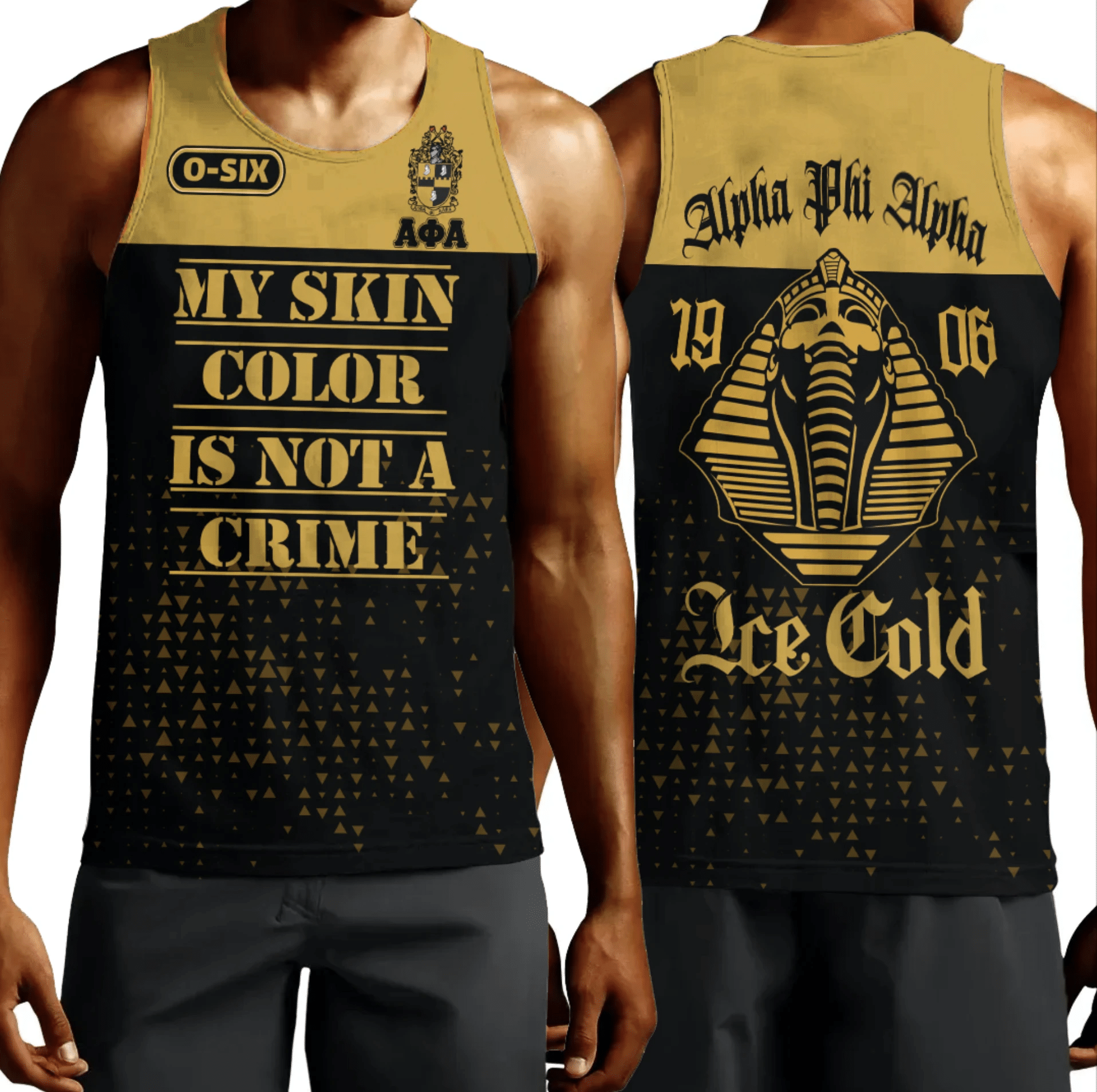 Wonderprint Tank Top Alpha Phi Alpha Tank Top