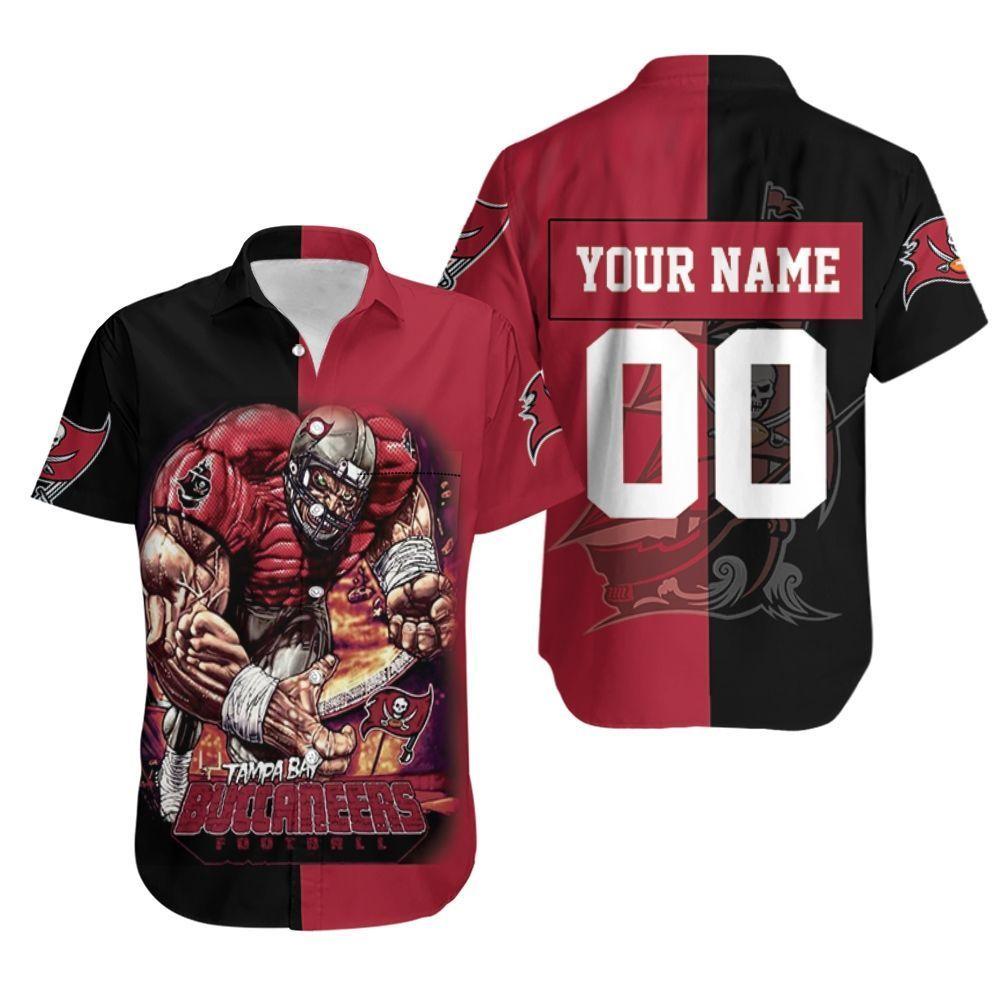 Beach Shirt Giant Tampa Bay Buccaneers Nfc South Champions Super Bowl 2021 Personalized 1 Hawaiian Shirt