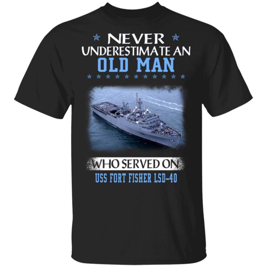 USS Fort Fisher LSD-40 Veterans Day Christmas Gift T-Shirt