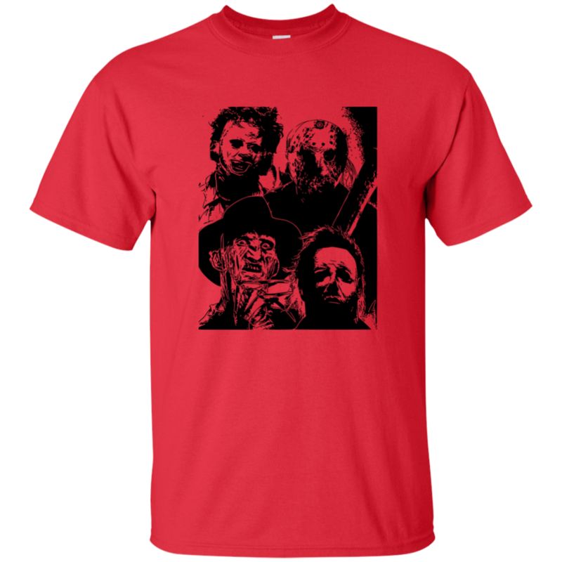 Agr Halloween Horror Movies Tee Freddy Krueger – Jason Voorhees ...