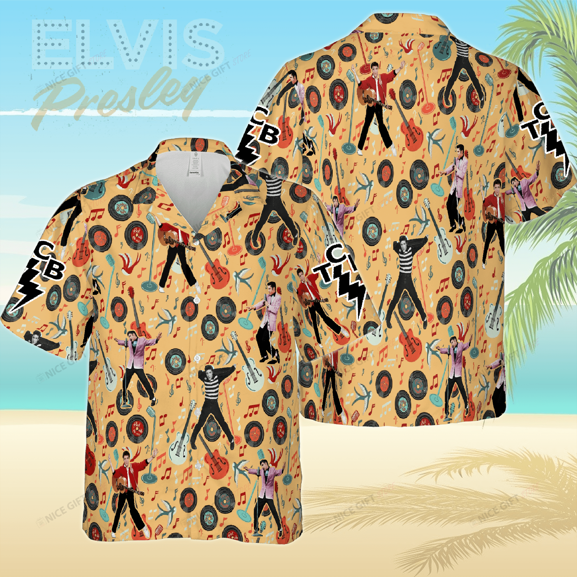 Elvis Presley Hawaiian 3D Shirt 3Hs-J8G6