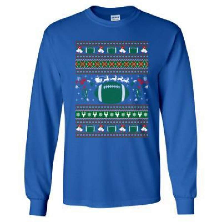 AGR American Football Ugly Christmas Sweater – Long Sleeve T-Shirt