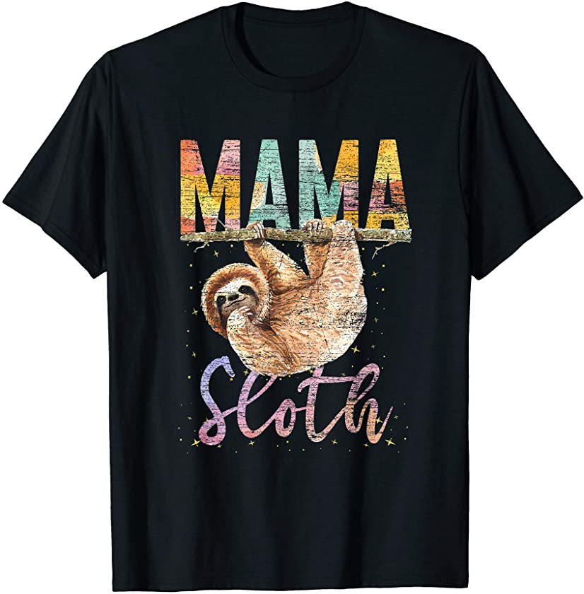 Animal Lover Zoo Keeper Sloth Mom T-Shirt