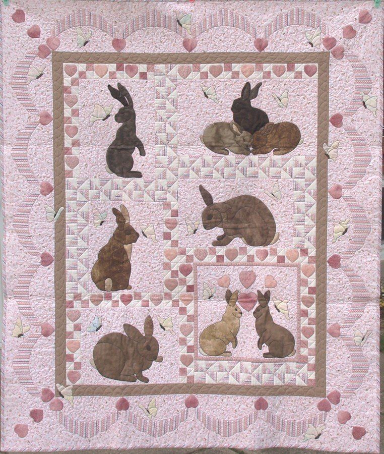 Some Bunny Loves You Cla0111738Q Quilt Blanket