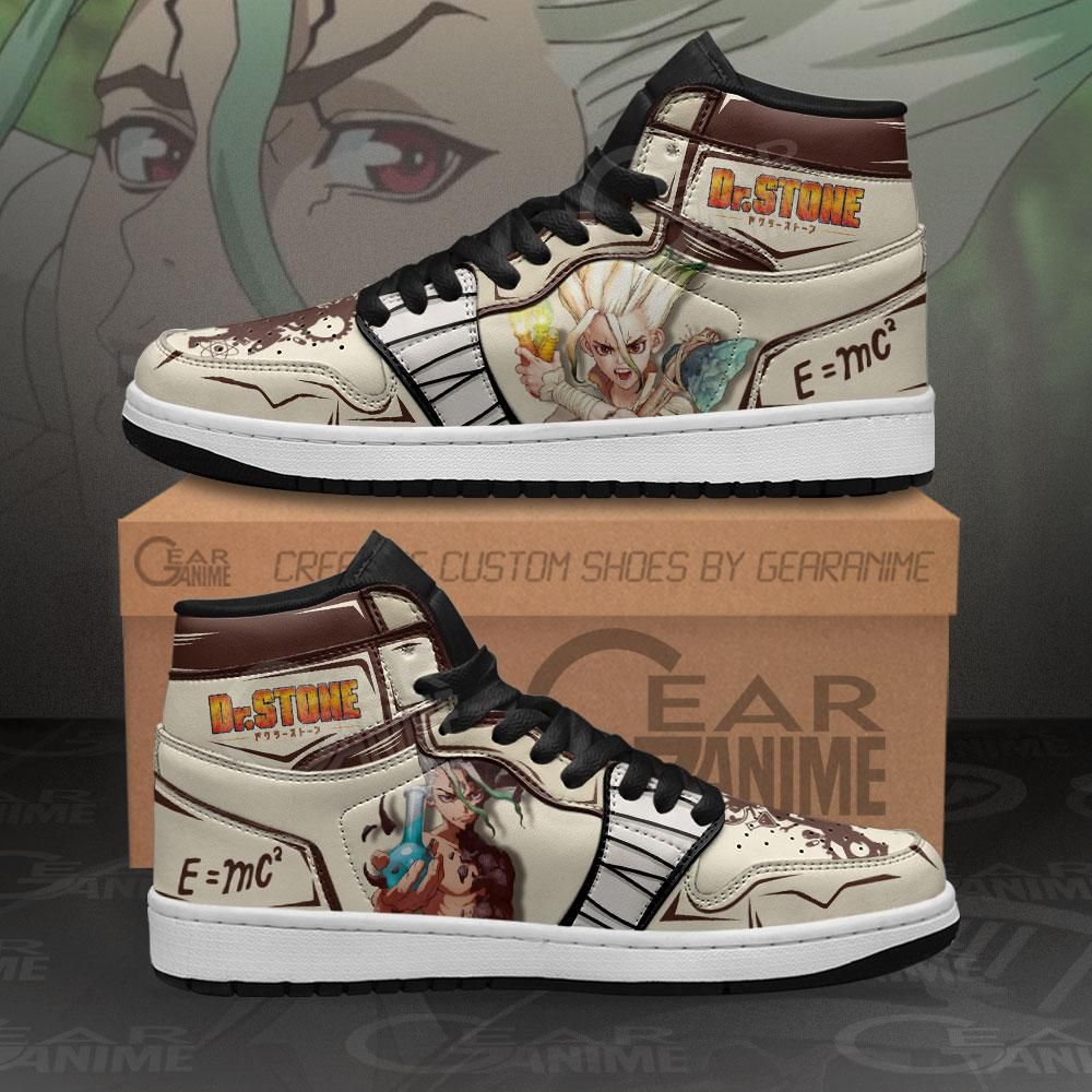 Senku Ishigami Dr. Stone Custom Anime Air Jordan Shoes Sport Sneakers