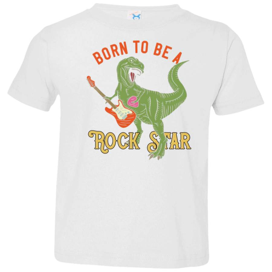 AGR Born to be a Rock Star Toddler Jersey T-Shirt