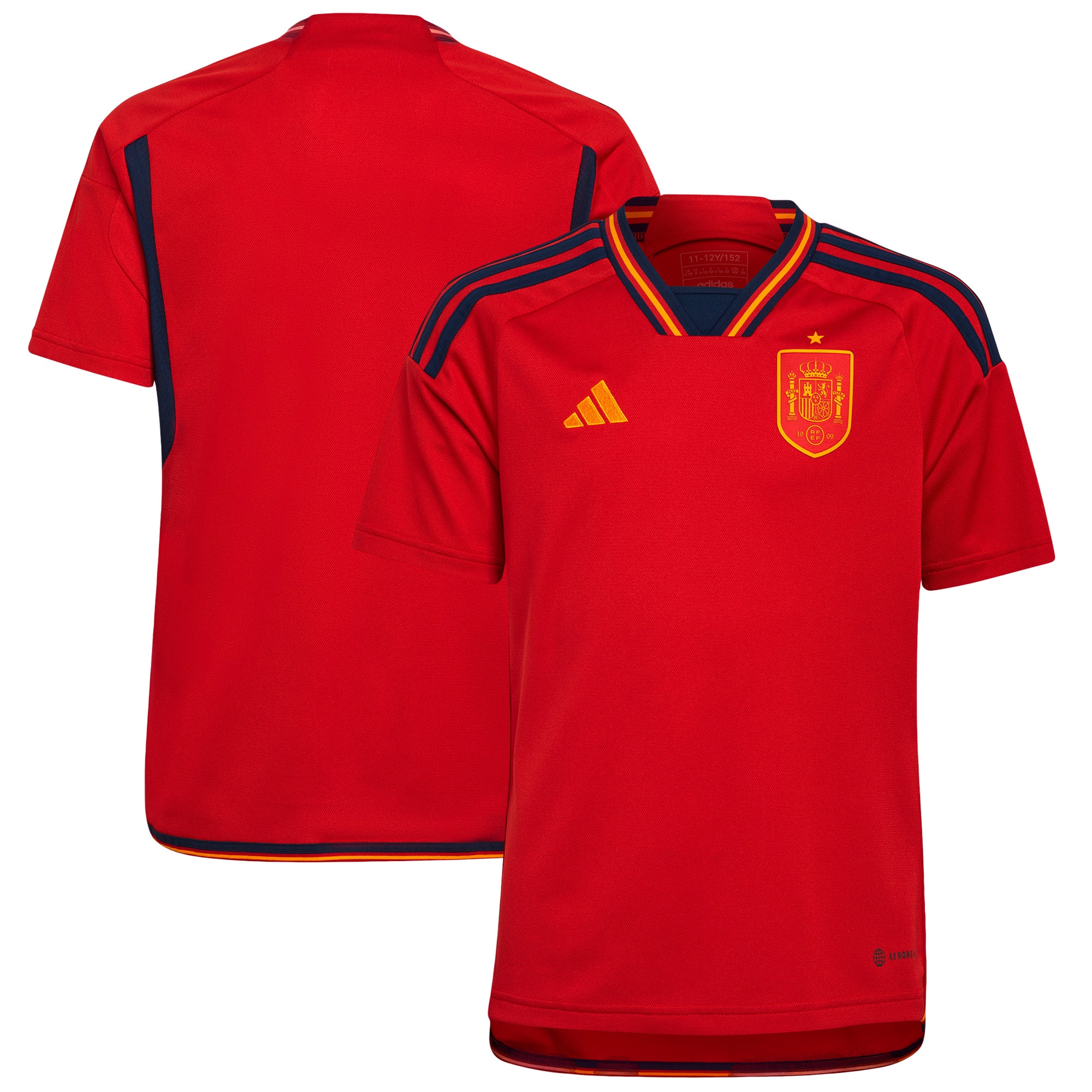 Spain National Team Youth 2022/23 Home Replica Jersey – Red