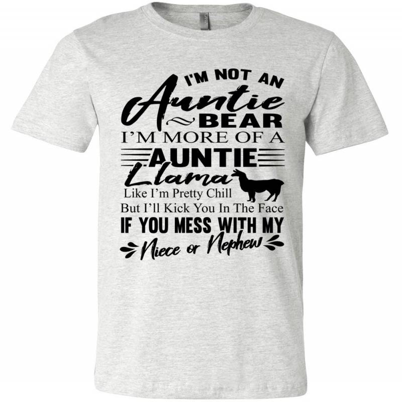 Auntie Llama Shirt | Auntie Bear Shirt | Funny Aunt Shirts