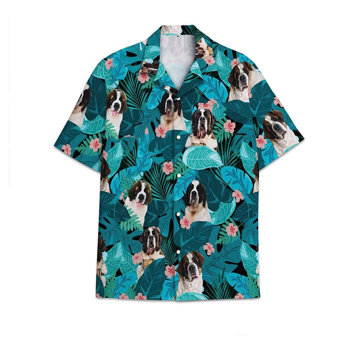 Aloha Hawaii Shirt Pet Combination Print Made In Summer Beach Shirts 44 Ha82555