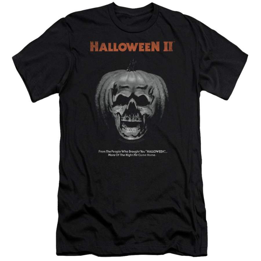 Halloween Ii – Pumpkin Poster Premium Canvas Adult Slim Fit 30/1