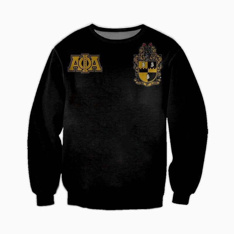 Fraternity Sweatshirt – Crewneck Sweatshirt Shield Of Alpha Phi Alpha