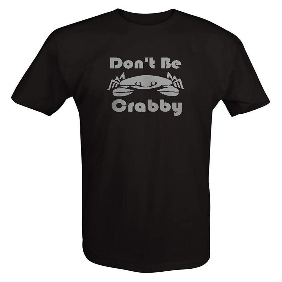 Don’T Be Crabby Ocean Life Crab T Shirt Fashion Short Sleeved T-Shirts Summer Funny Tee Shirt For Men