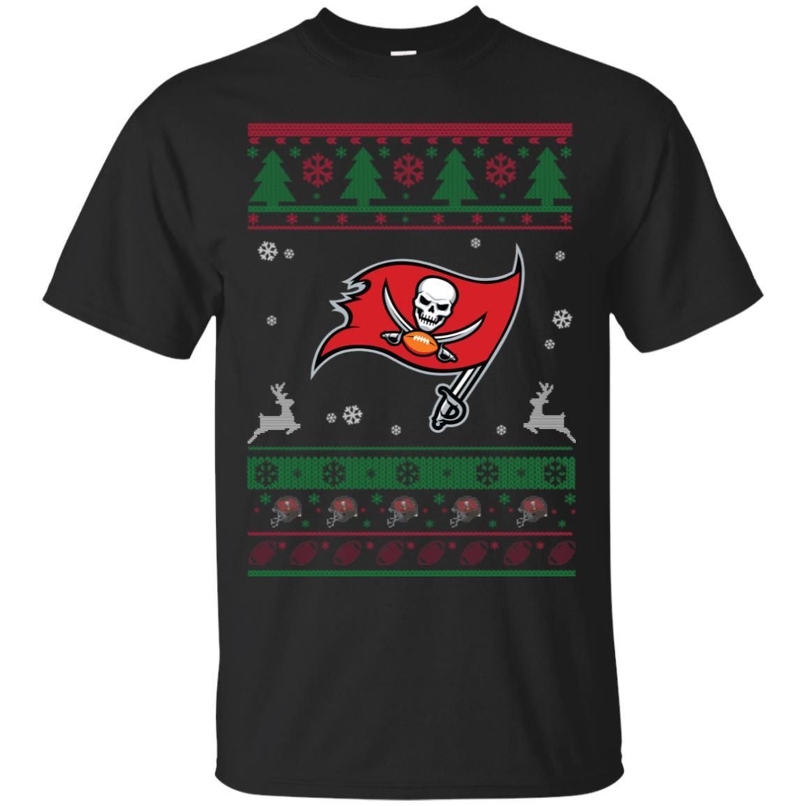 Tampa Bay Buccaneers Logo Football Teams Ugly Christmas Sweater Men T-Shirt