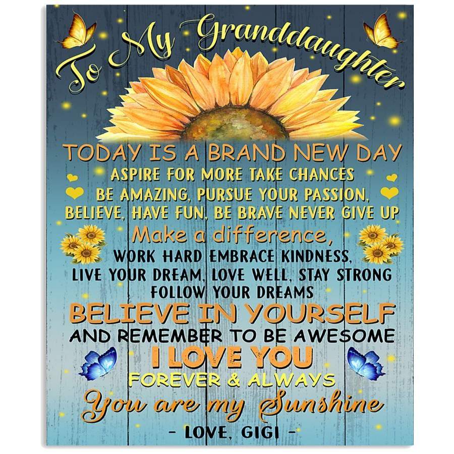 You Are My Sunshine Lovely Message From Gigi Gifts For Granddaughters ...