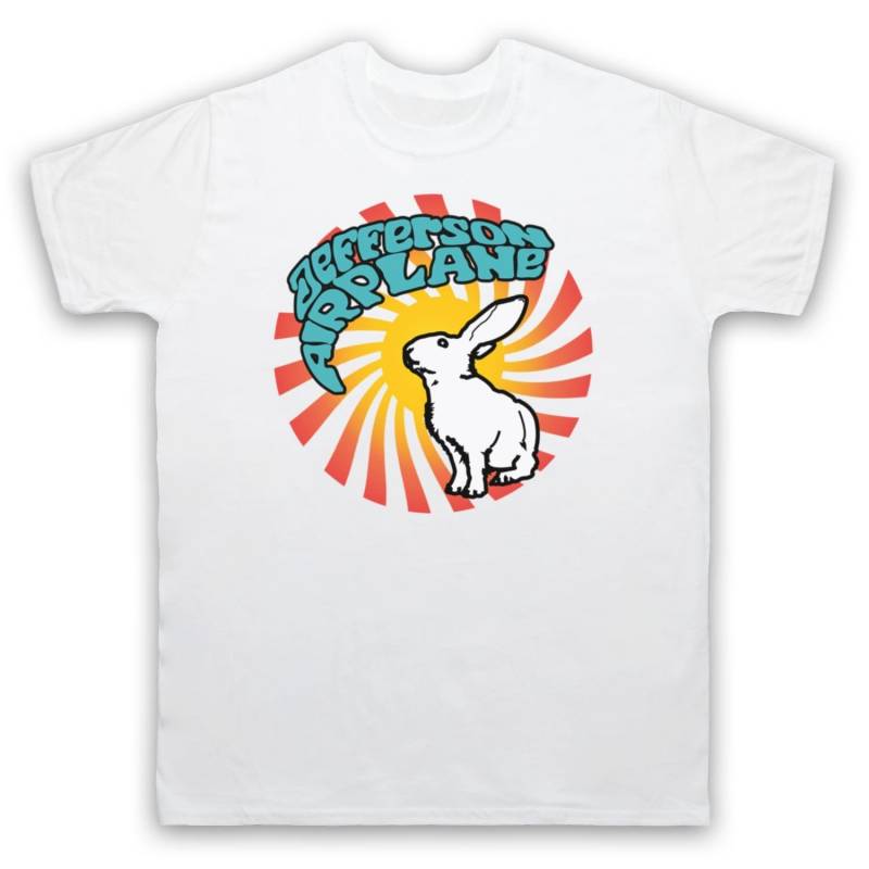 Jefferson Airplane White Rabbit Unofficial T-shirt Mens Sizes