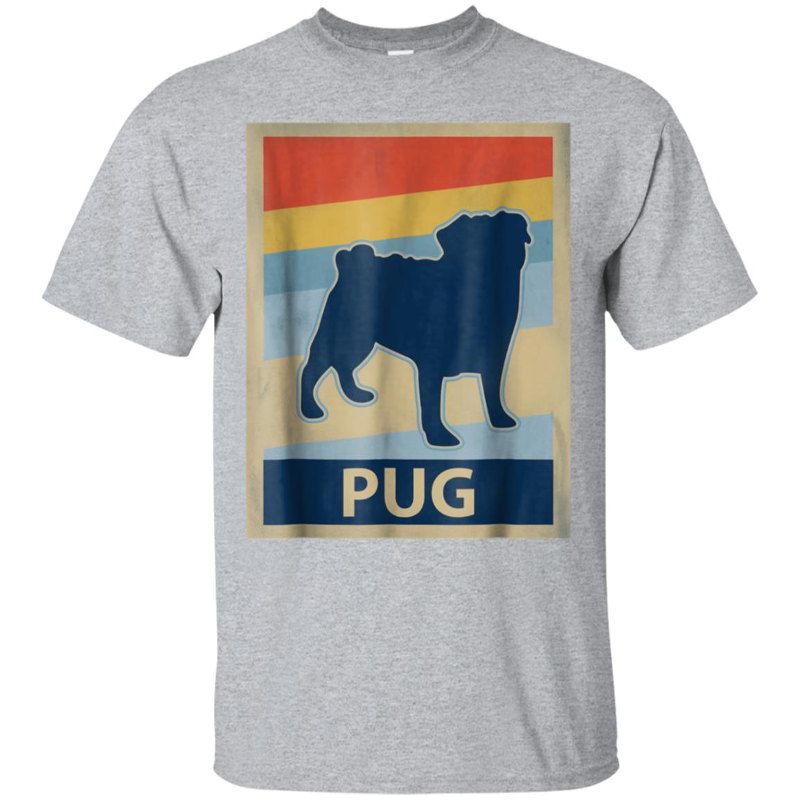 Vintage Pug T-Shirt, Cute Pug Dog Lover T Shirt