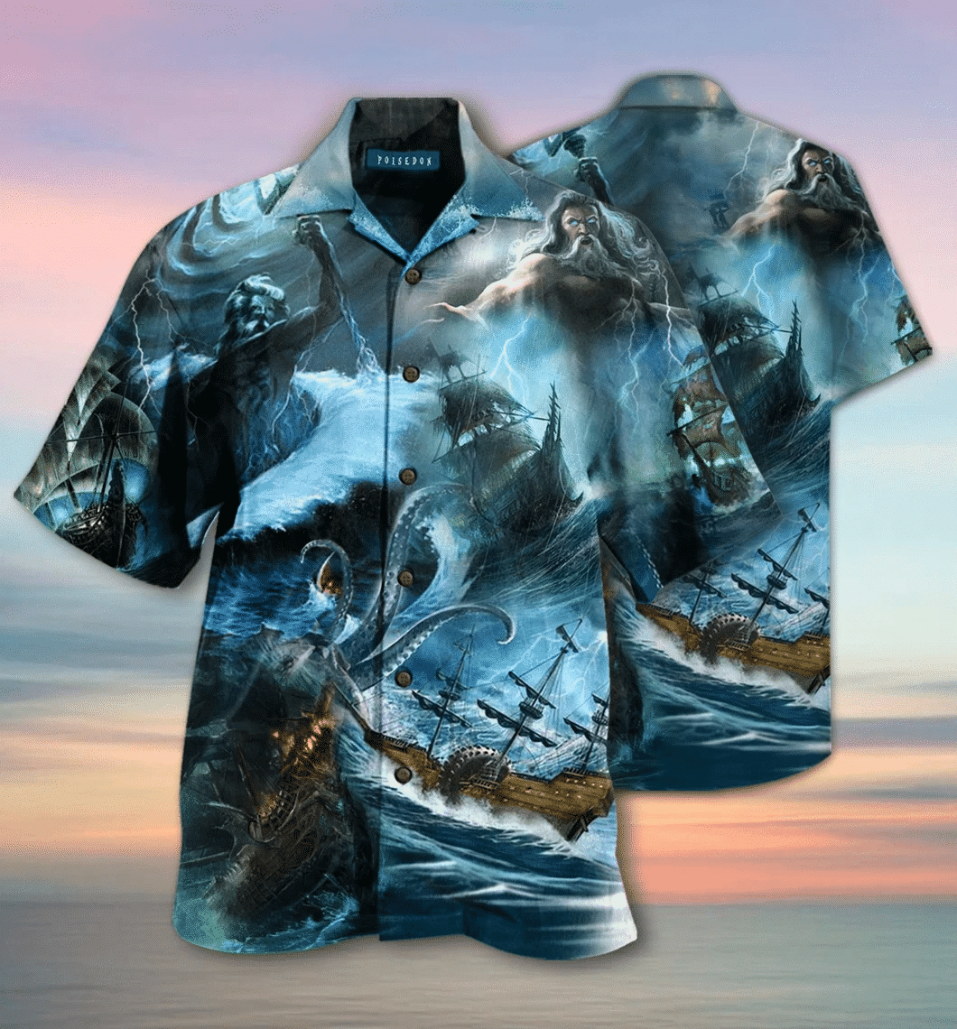 Amazing Poisedon Greek Mythology Unisex Hawaiian Shirt Hw-Zx16566