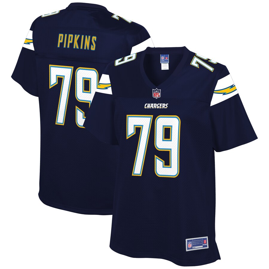 Trey Pipkins Los Angeles Chargers NFL Pro Line Womens Player Jersey – Navy