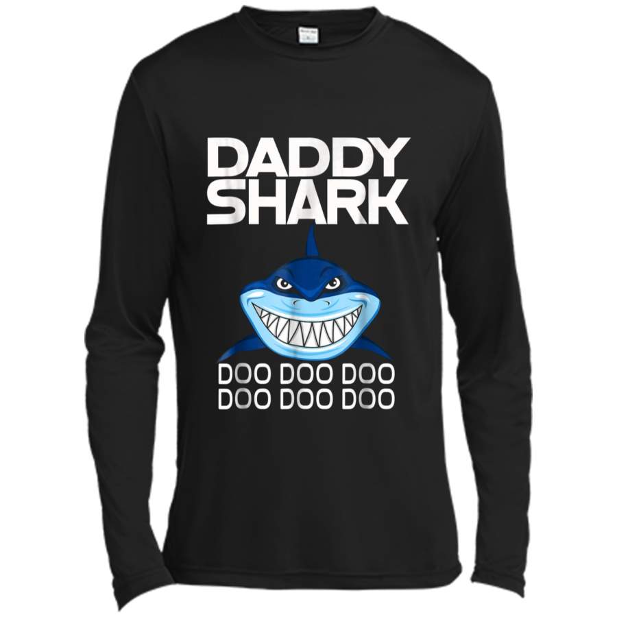 Daddy Shark  Doo Doo Doo – Father’s Day Gift Tee Long Sleeve Moisture Absorbing Shirt