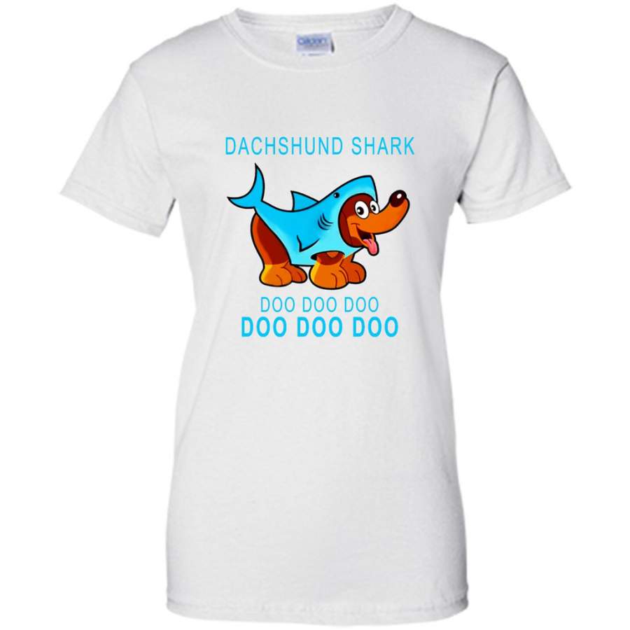 Dachshund Shark Doo Doo Doo – Gildan Women Shirt