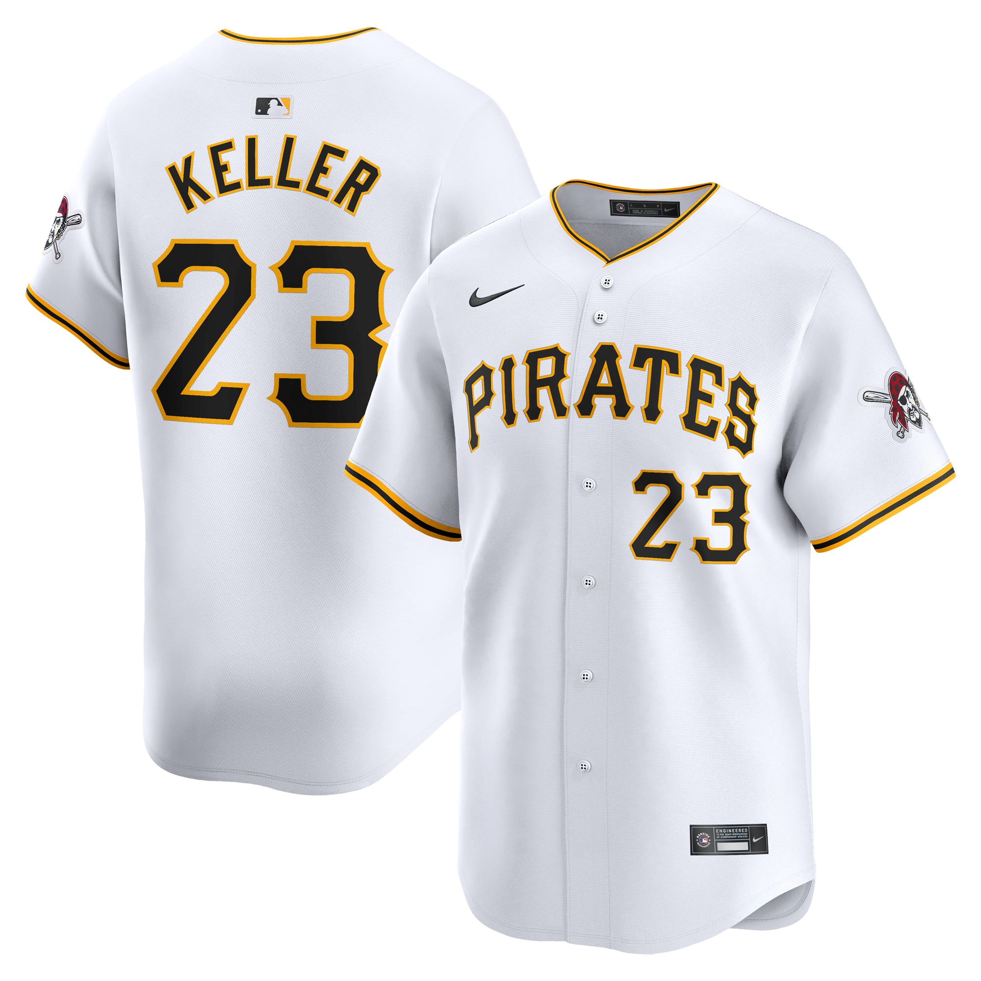 Mitch Keller Pittsburgh Pirates Home Limited Player Jersey  White