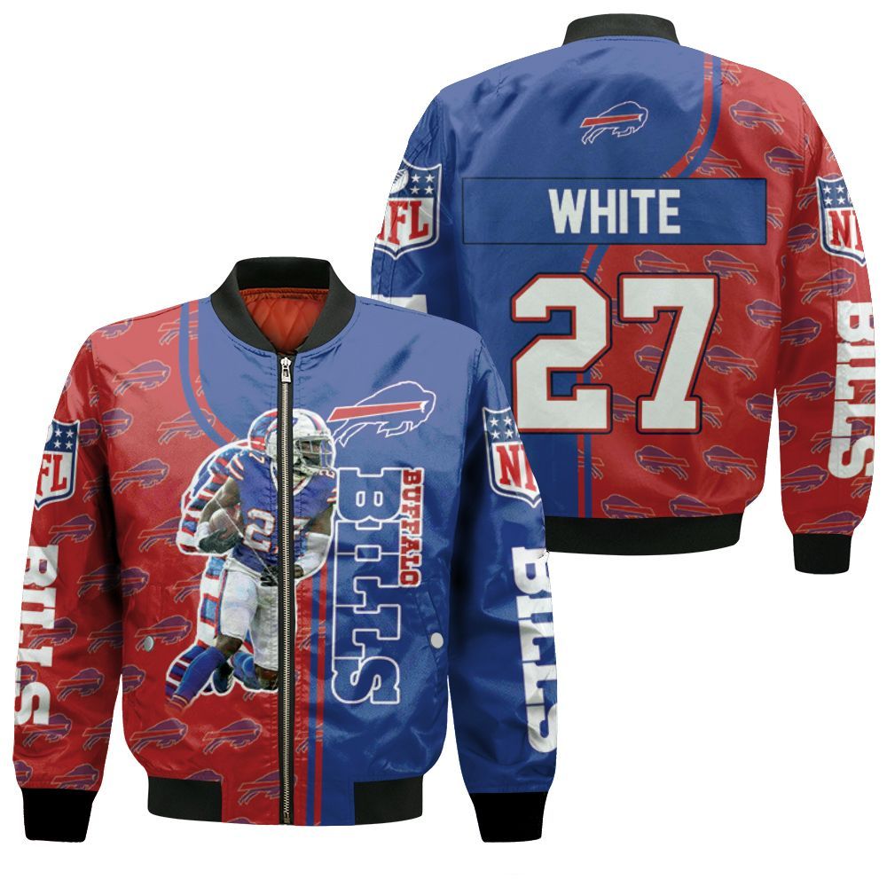 Tre Davious White Buffalo Bills Great Player Season Jersey Bomber Jacket